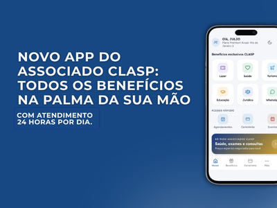 Novo app do associado CLASP: todos os benefícios na palma da sua mão