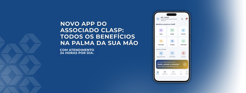 Novo app do associado CLASP: todos os benefícios na palma da sua mão