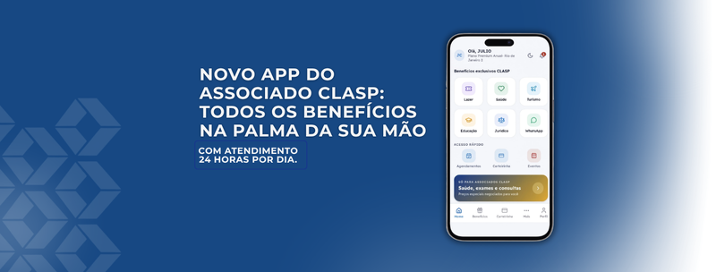 Novo app do associado CLASP: todos os benefícios na palma da sua mão